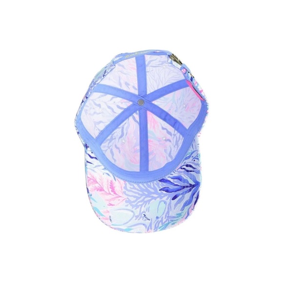 NWT 🦄 LILLY PULITZER KALEIDOSCOPE CORAL COOLER HAT ROUND CARRY ON AND BACKPACK - Picture 8 of 10